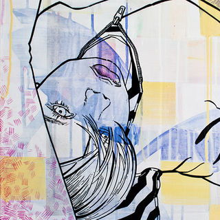 zebra, urban art, painting, canvas, Johannes Baptista Ludwig, art, www.Gestaltung Ludwig.de, cologne, artist, monitor lizard, illustration, theartof_jbl